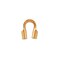 JewelrySupply Wire Protector 4.5x3.5mm Rose Gold Filled (Package of 10)